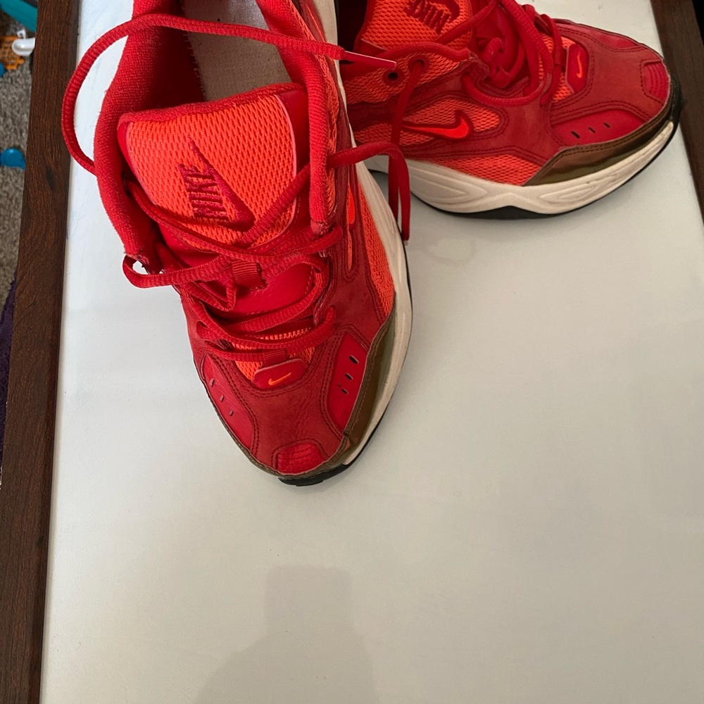 Nike M2K Tekno Red Women's Athletic Shoes